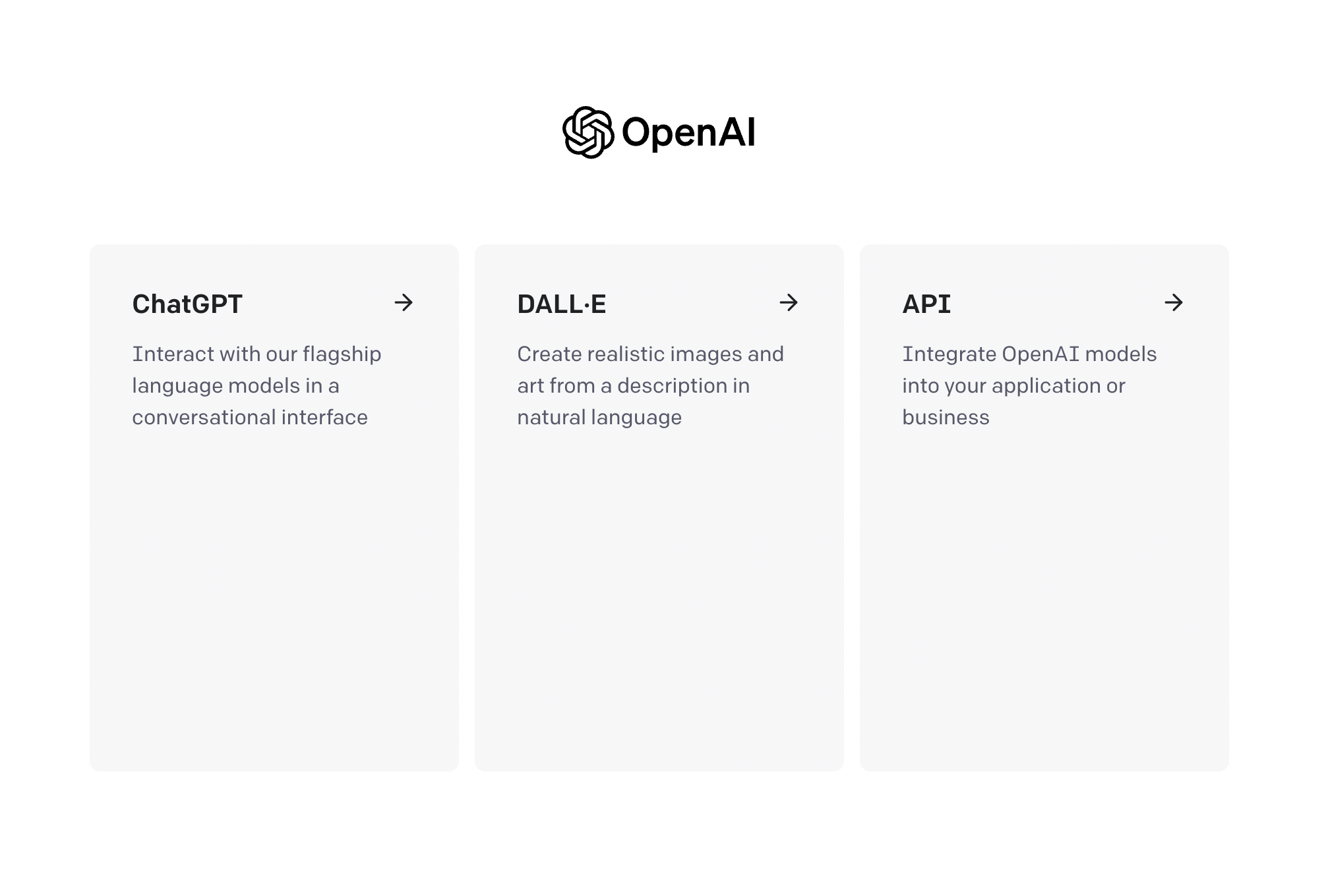 Opciones OpenAI