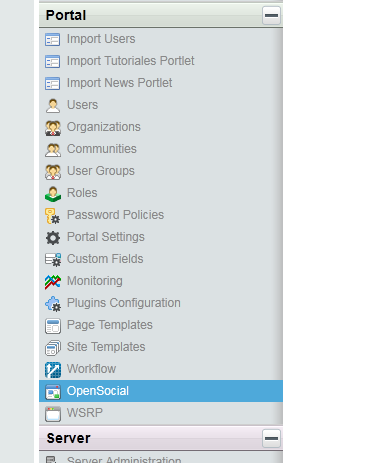 Opensocial Portal