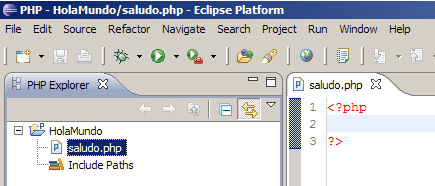 Eclipse PDT Explorer