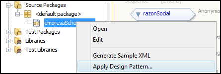 Aplicar patron de diseno XML Schema