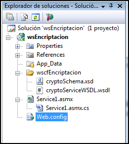 Proyecto creado en Visual Studio 2008