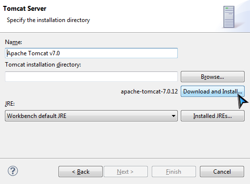 Descargar e instalar el servidor Tomcat en Eclipse