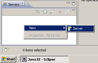 Eclipse new server